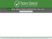 Tablet Screenshot of packerschemical.com